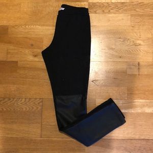 BCBGeneration Half-leg Faux Leather Leggings